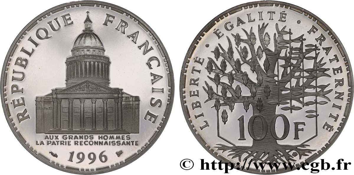 100 francs Panthéon, Belle épreuve 1996  F.451/19 ST 
