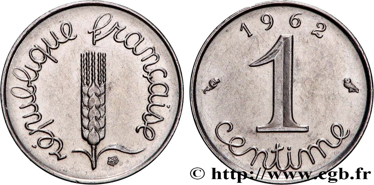 1 centime Épi 1962 Paris F.106/4 BB 