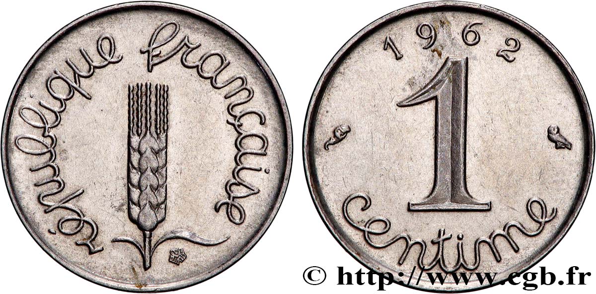 1 centime Épi 1962 Paris F.106/4 SS 