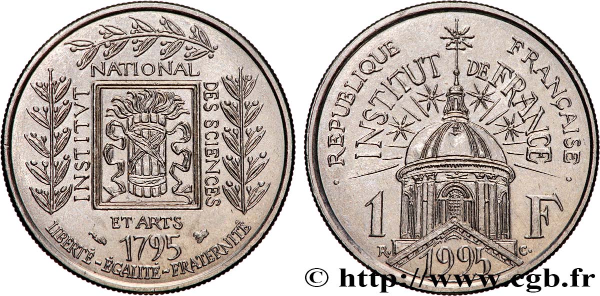 1 franc Institut de France 1995  F.230/2 SPL 