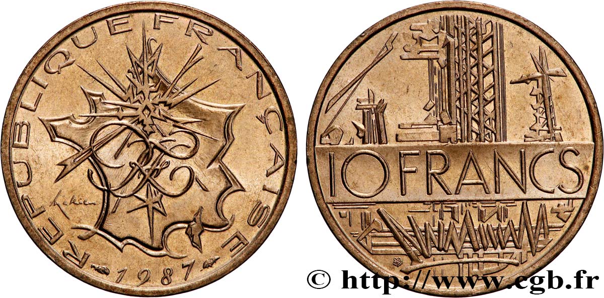 10 francs Mathieu 1987 Pessac F.365/14 VZ62 