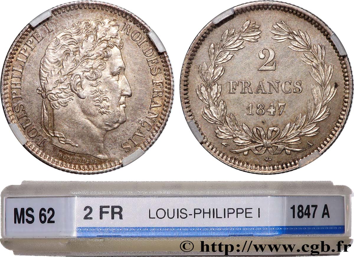 2 francs Louis-Philippe 1847 Paris F.260/112 SUP62 GENI