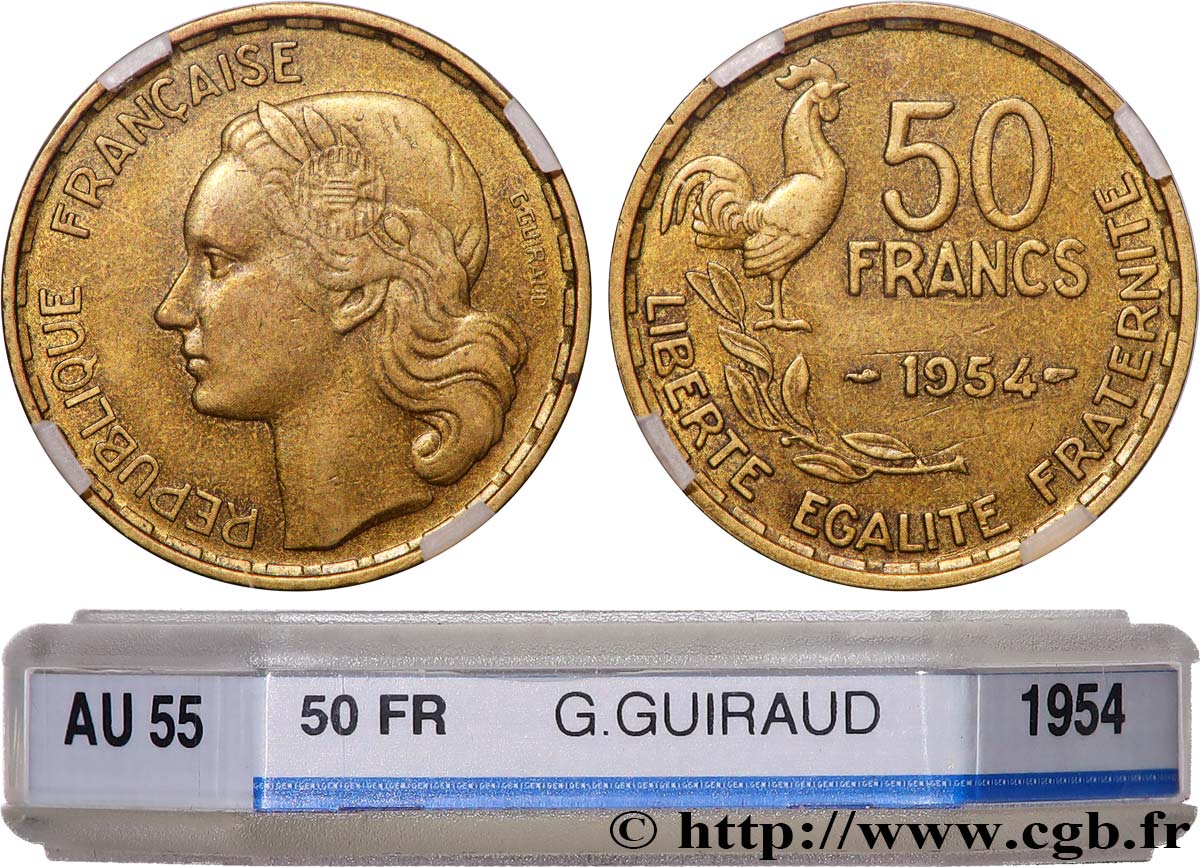 50 francs Guiraud 1954  F.425/12 SUP55 GENI