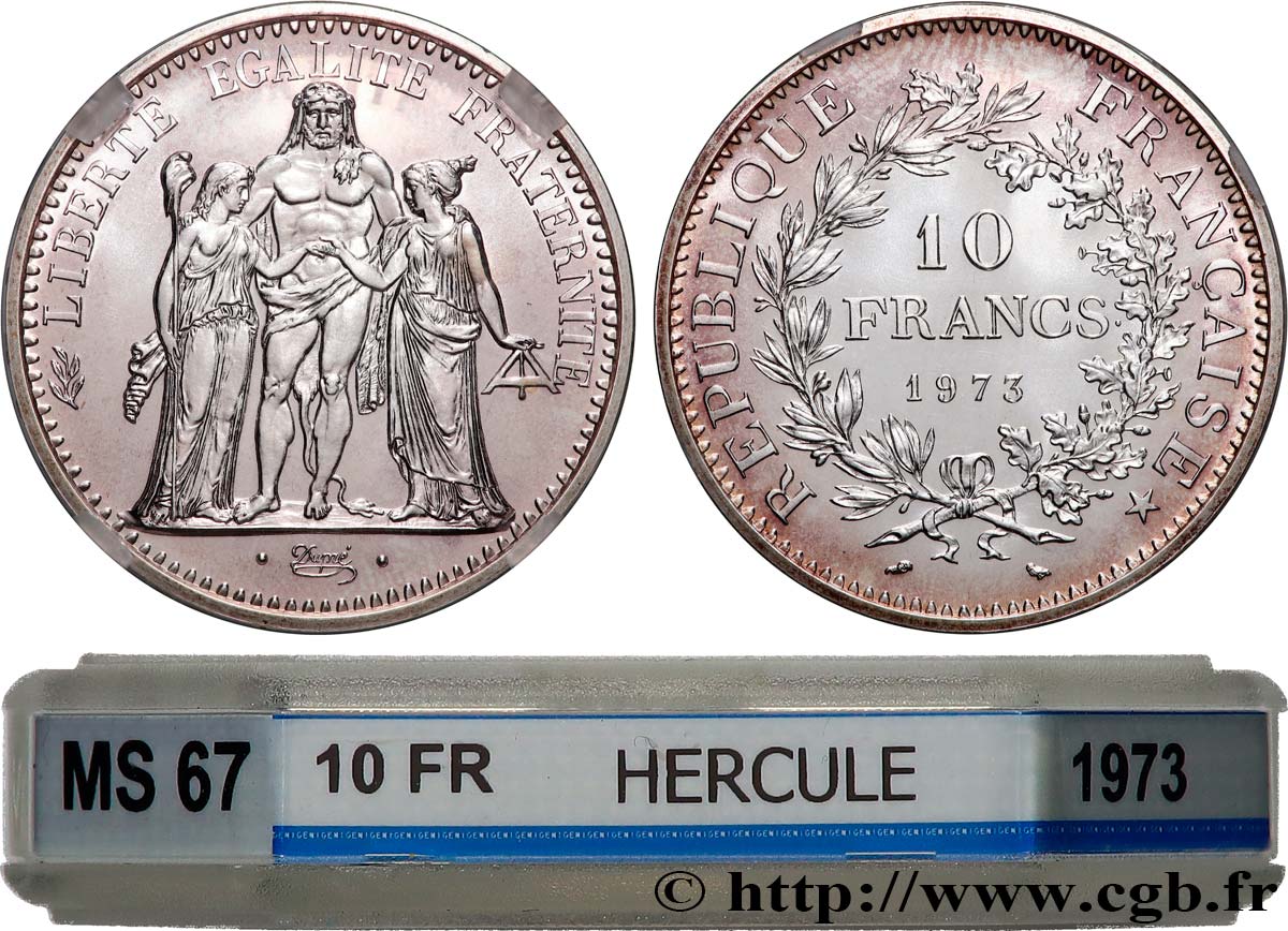10 francs Hercule 1973  F.364/12 FDC67 GENI