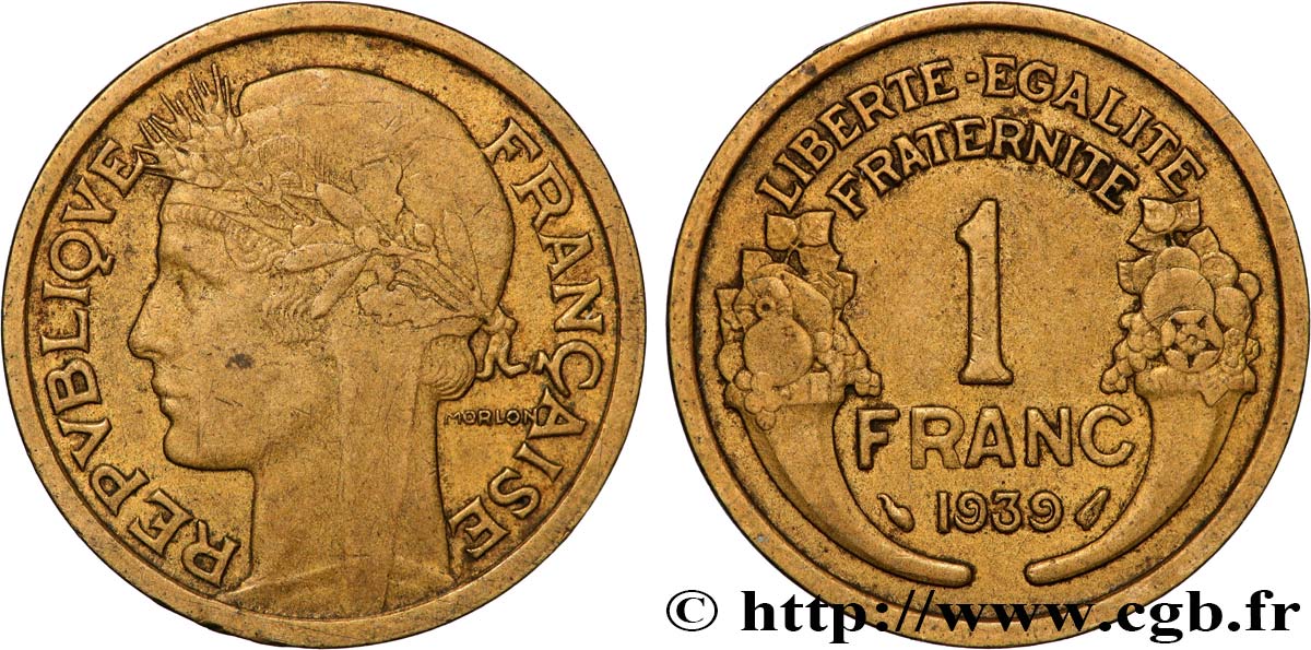 1 franc Morlon 1939 Paris F.219/10 SUP 