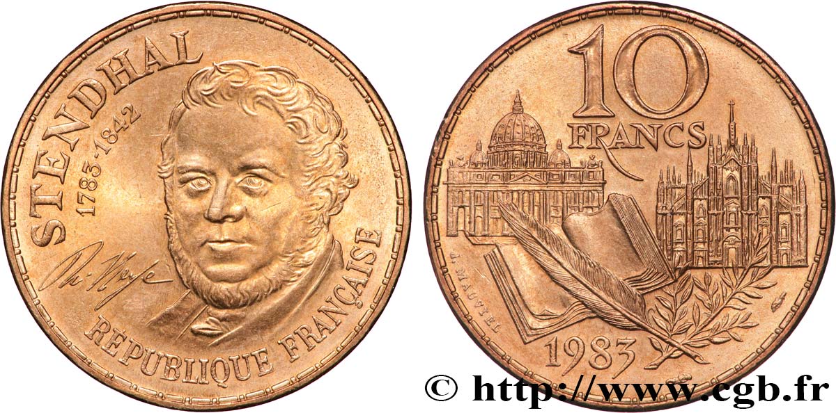 10 francs Stendhal 1983  F.368/2 SPL 