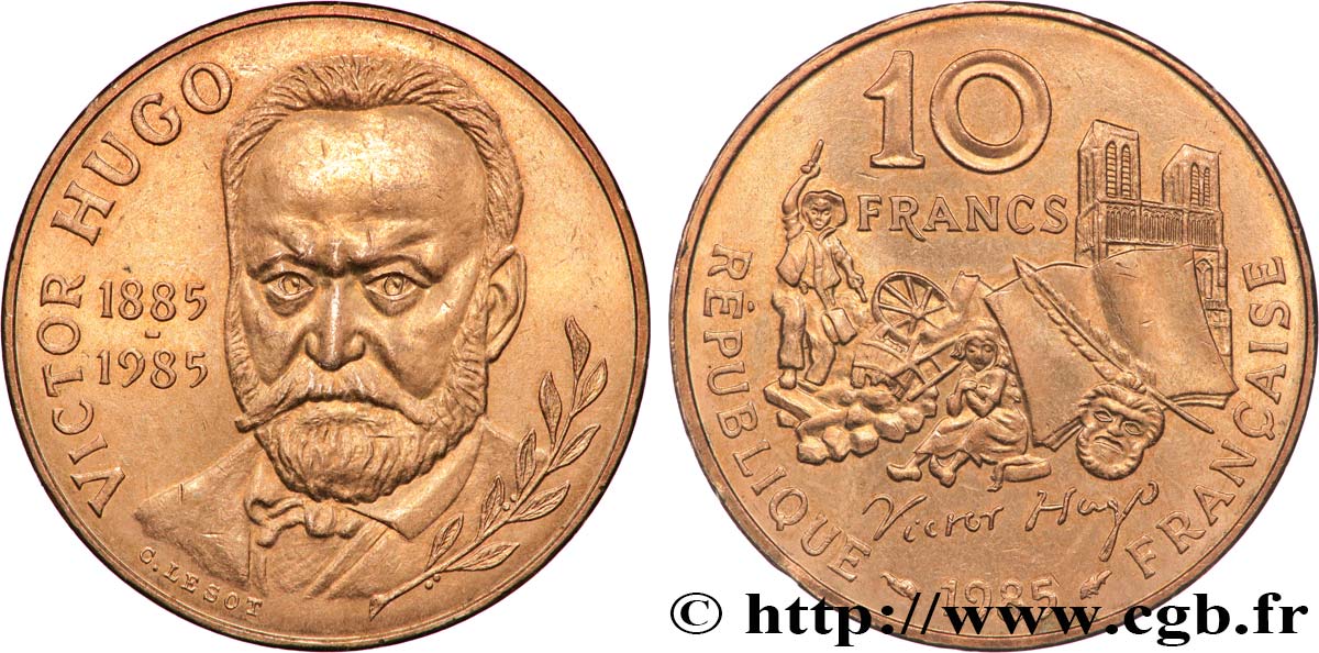 10 francs Victor Hugo 1985  F.370/2 AU 