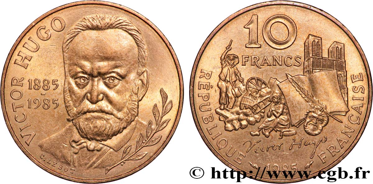 10 francs Victor Hugo 1985  F.370/2 VZ 