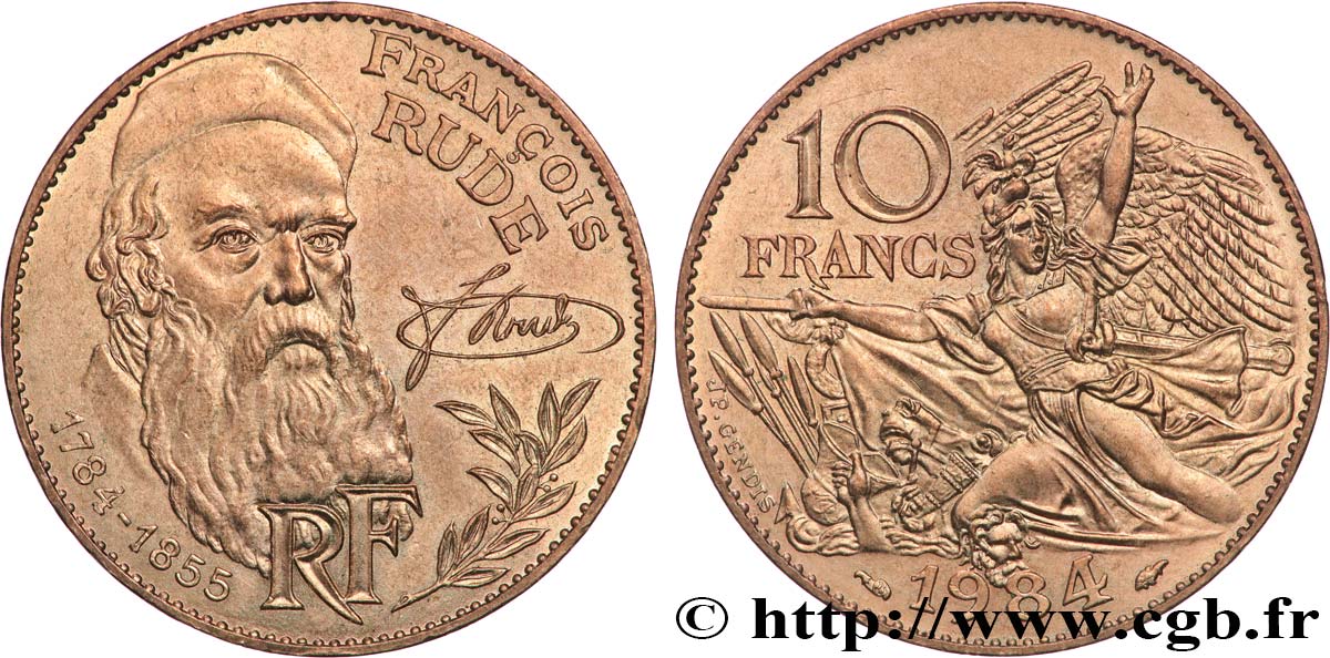 10 francs François Rude 1984  F.369/2 MS 