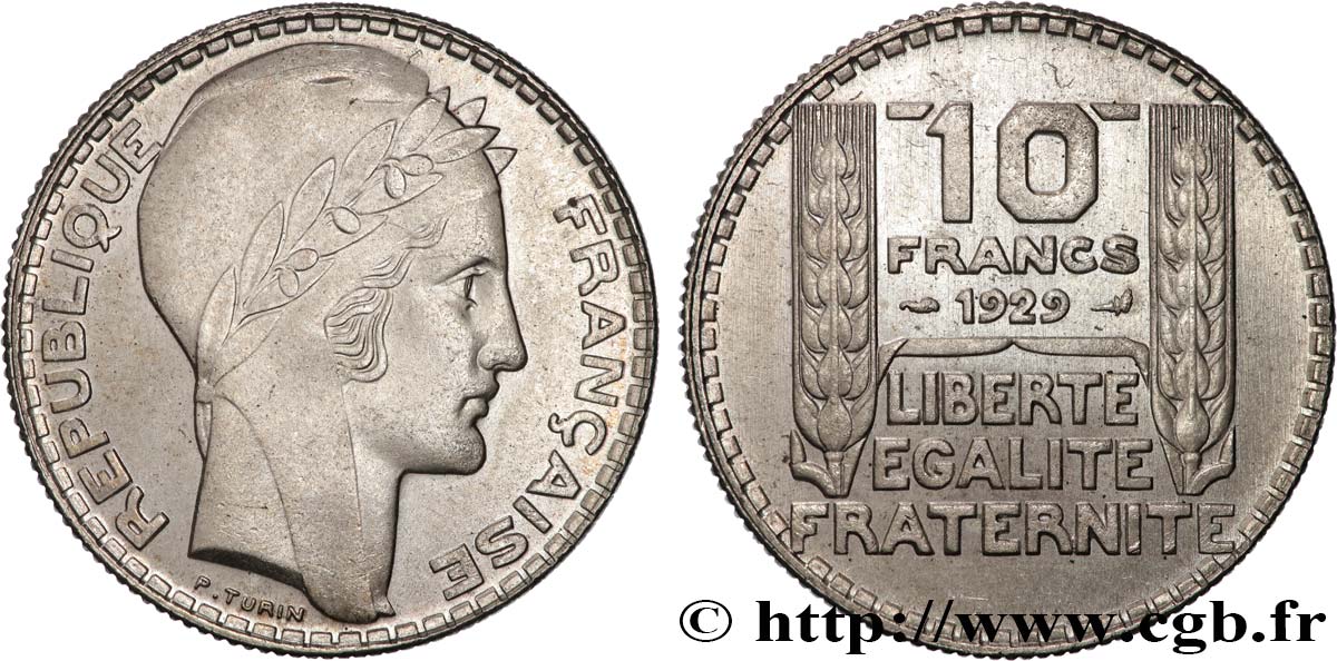 10 francs Turin 1929  F.360/2 VZ61 