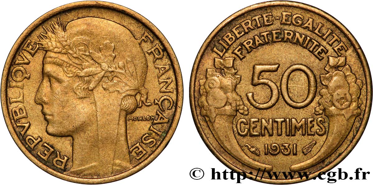 50 centimes Morlon 1931  F.192/3 q.SPL 