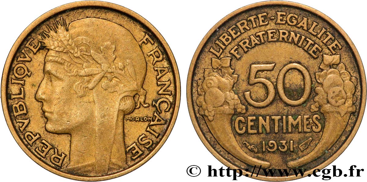 50 centimes Morlon 1931  F.192/3 MBC 