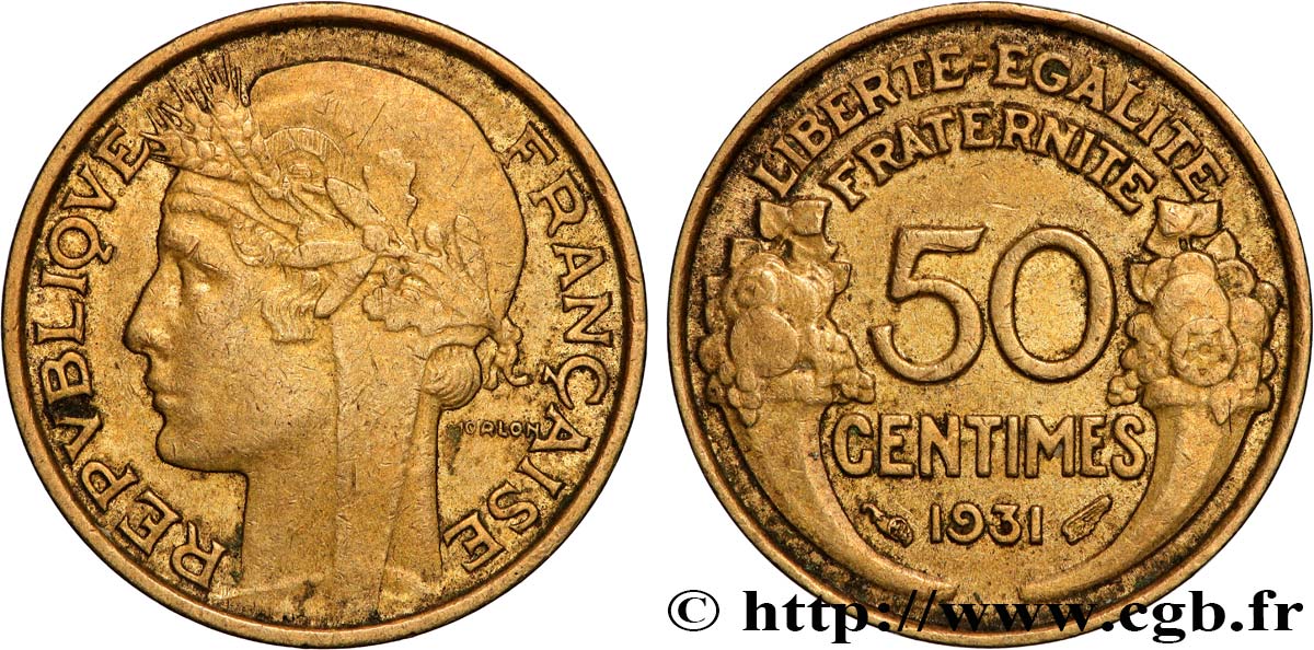 50 centimes Morlon 1931  F.192/3 MBC 