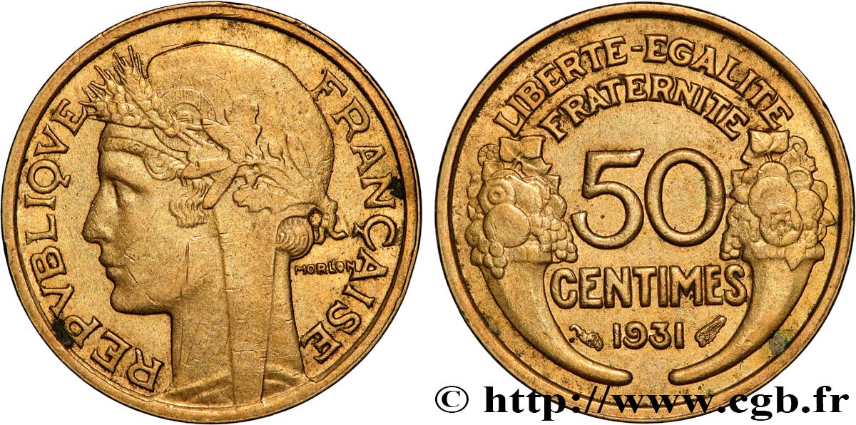 50 centimes Morlon 1931  F.192/5 TTB 
