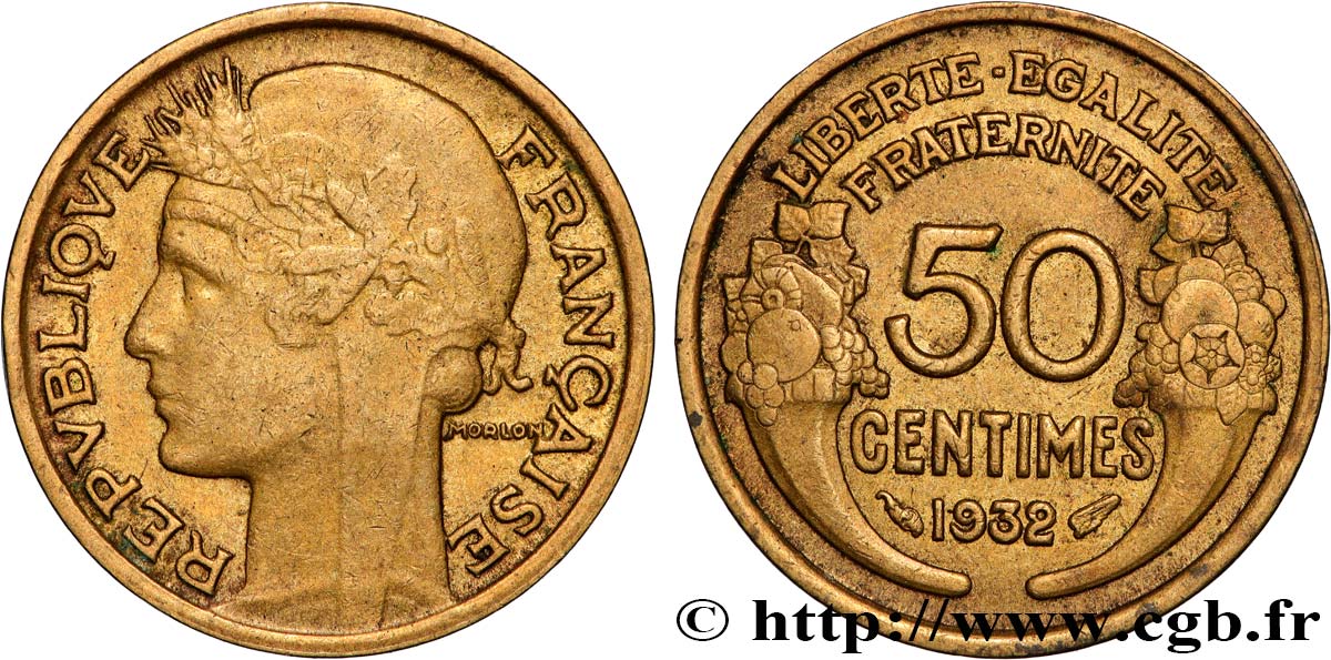 50 centimes Morlon 1932  F.192/9 q.SPL 