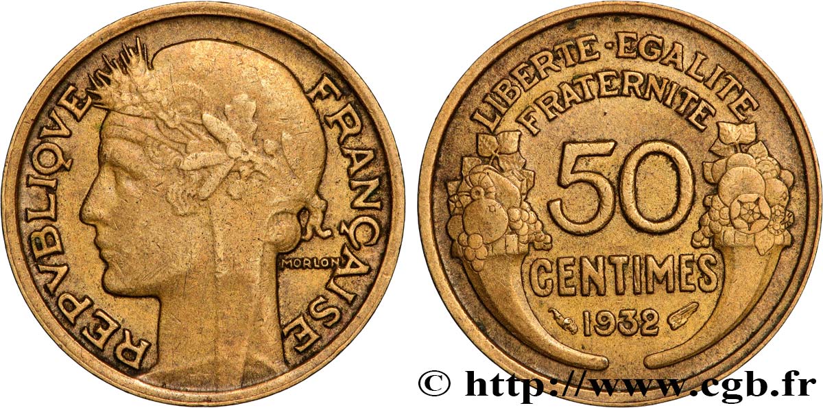 50 centimes Morlon 1932  F.192/9 SS 