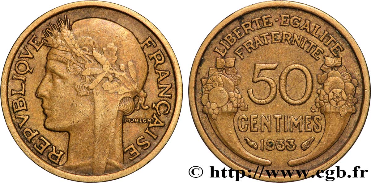 50 centimes Morlon 1933  F.192/10 MBC 