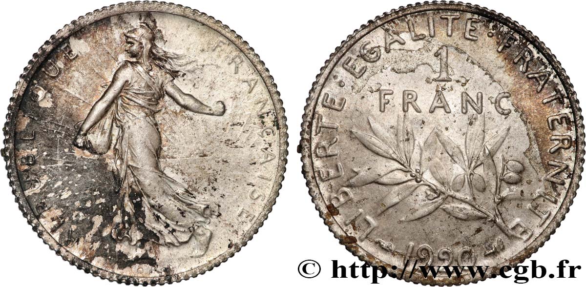 1 franc Semeuse 1920 Paris F.217/26 VZ+ 