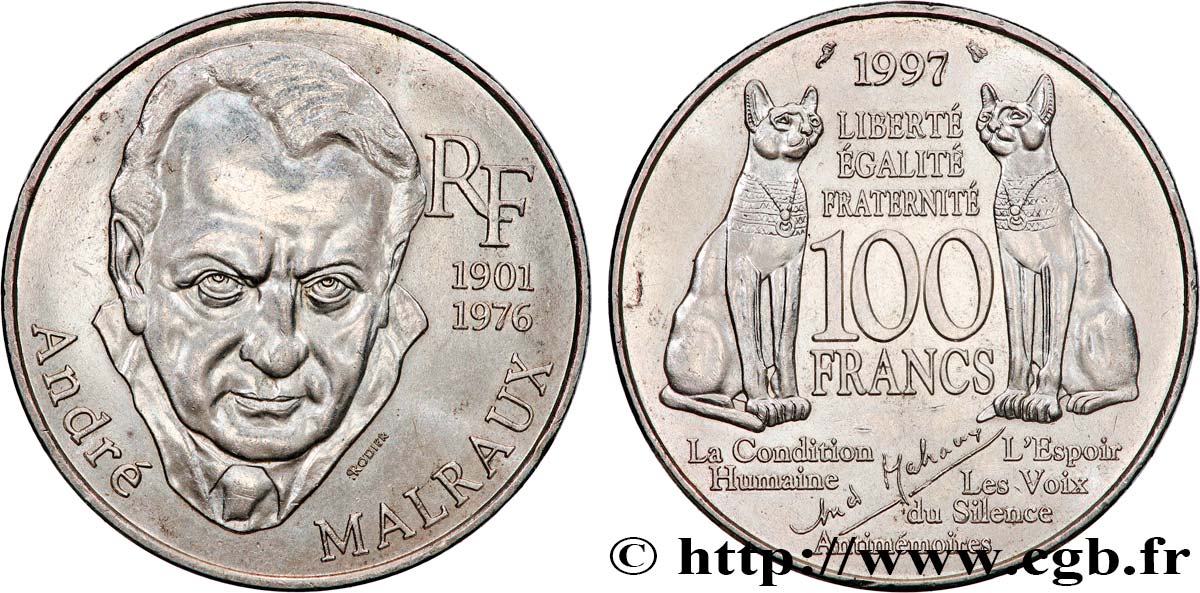 100 francs Malraux 1997  F.465/2 SUP 