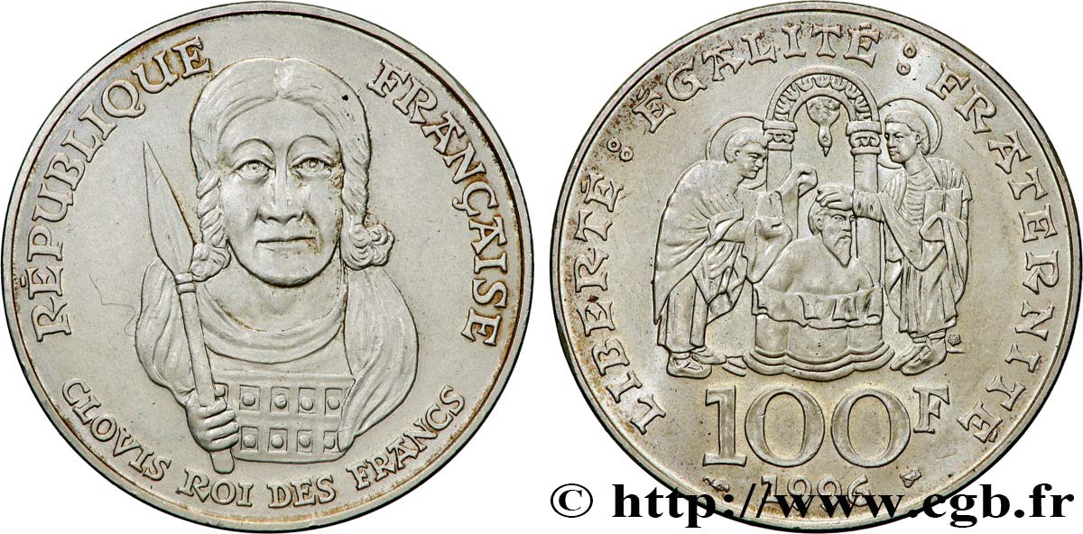 100 francs Clovis 1996  F.464/2 AU 