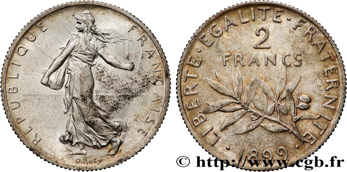 2 francs Semeuse 1899  F.266/3 VZ+ 