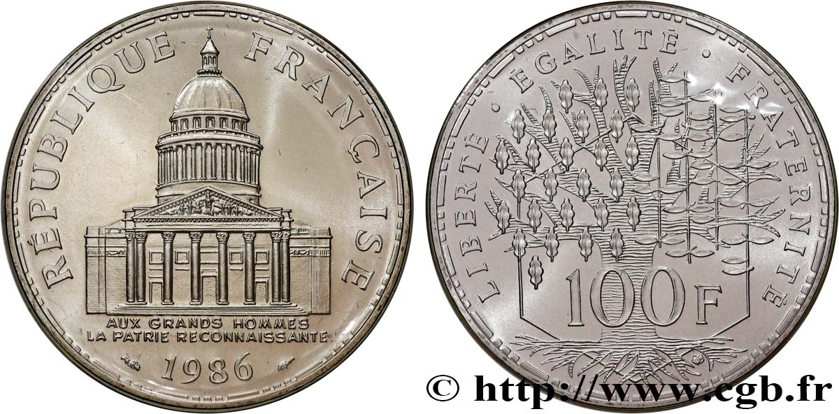 100 francs Panthéon 1986  F.451/6 MS 