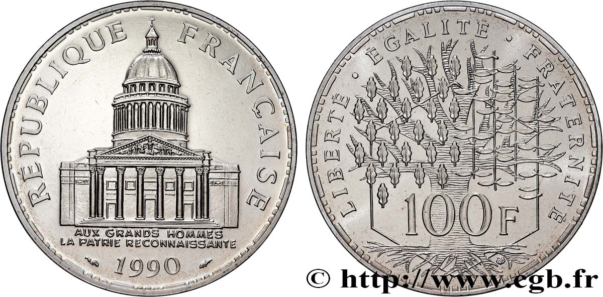 100 francs Panthéon 1990  F.451/10 MS 