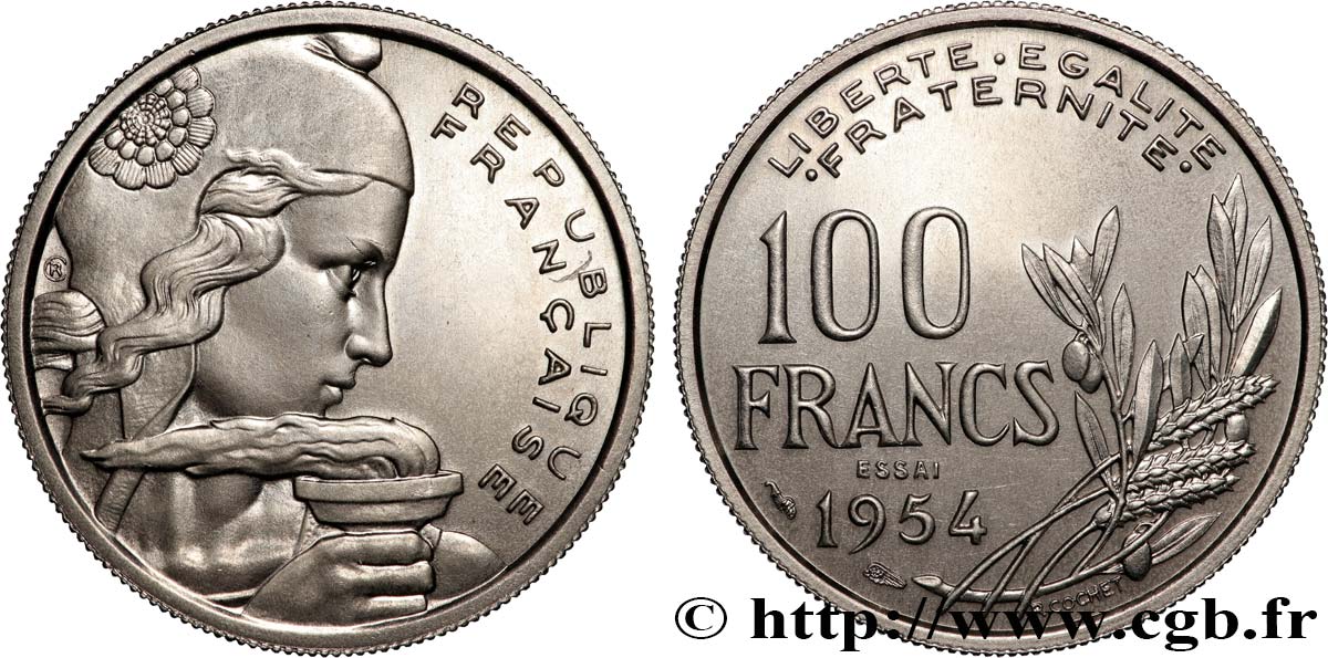 Essai de 100 francs Cochet 1954 Paris F.450/1 SC64 