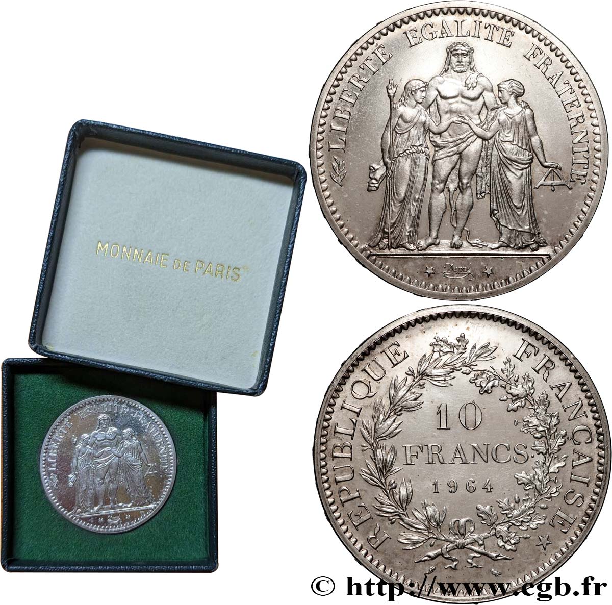 Pré-série de 10 francs Hercule 1964  F.364/1 fST63 