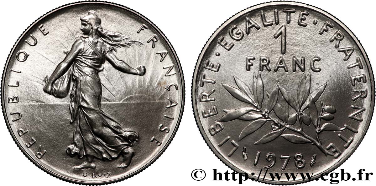 1 franc Semeuse, nickel 1978 Pessac F.226/23 MS 