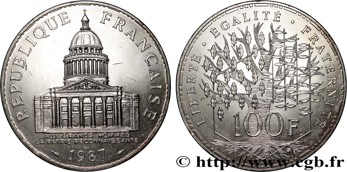 100 francs Panthéon 1987  F.451/7 MS 