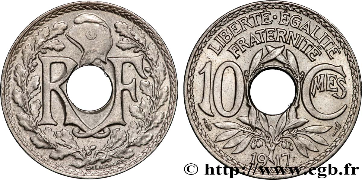 10 centimes Lindauer 1917  F.138/1 MS 