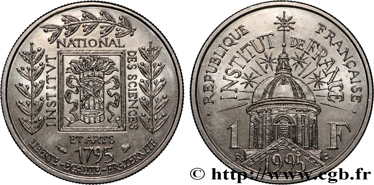 1 franc Institut de France 1995  F.230/2 VZ 