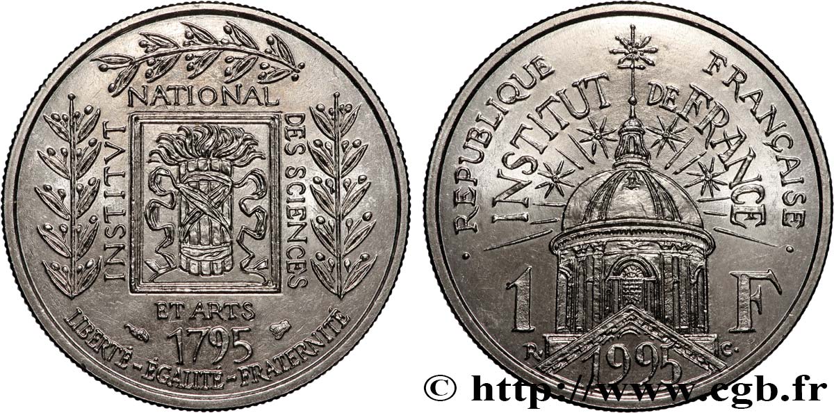 1 franc Institut de France 1995  F.230/2 SPL 