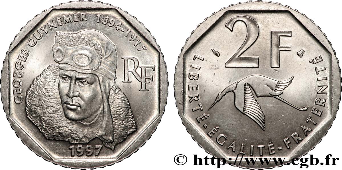 2 francs Georges Guynemer 1997 Pessac F.275/2 SPL+ 