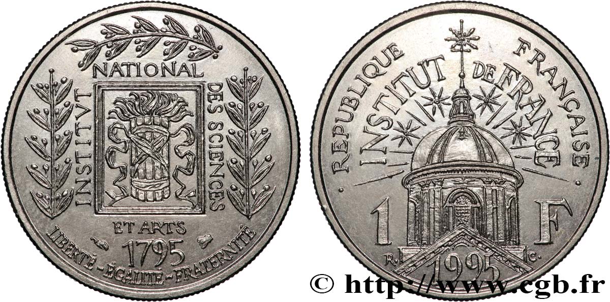 1 franc Institut de France 1995  F.230/2 SPL 