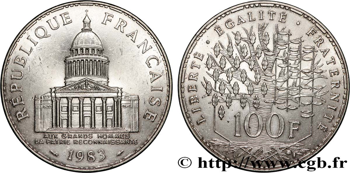 100 francs Panthéon 1983  F.451/3 q.SPL/SPL 