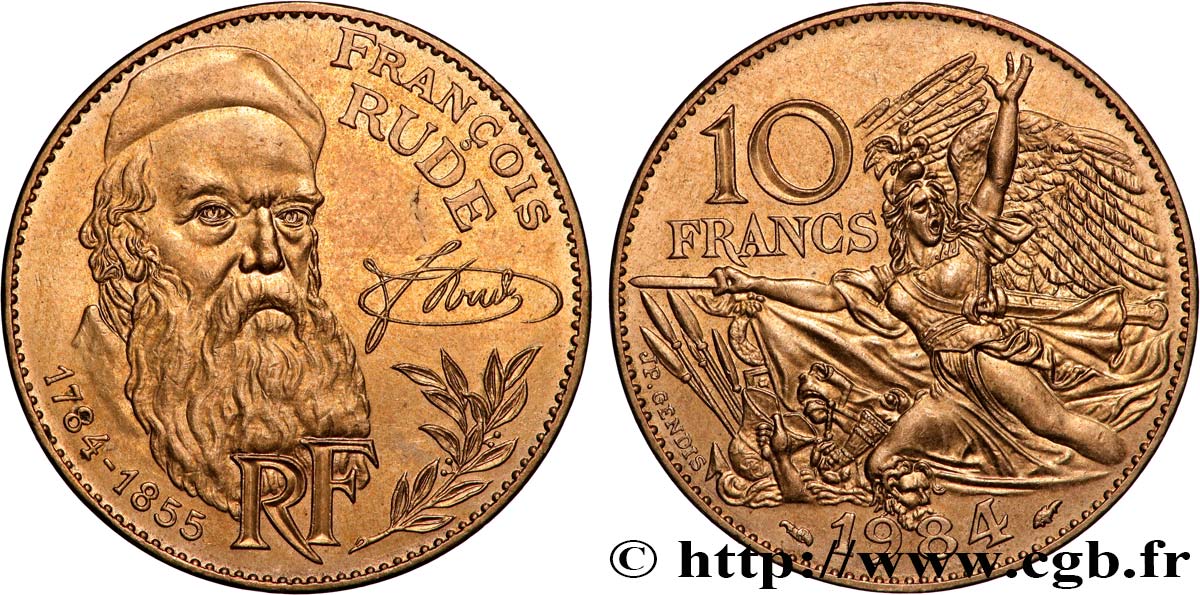 10 francs François Rude 1984  F.369/2 MS 