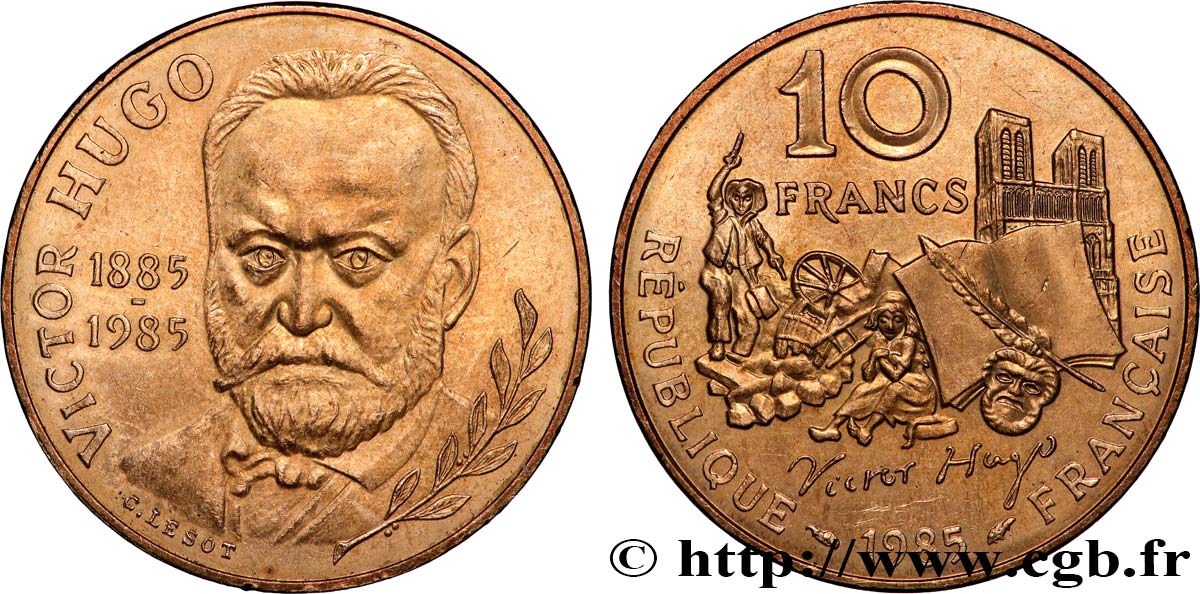 10 francs Victor Hugo 1985  F.370/2 SPL 