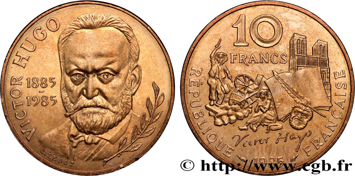 10 francs Victor Hugo 1985  F.370/2 AU 