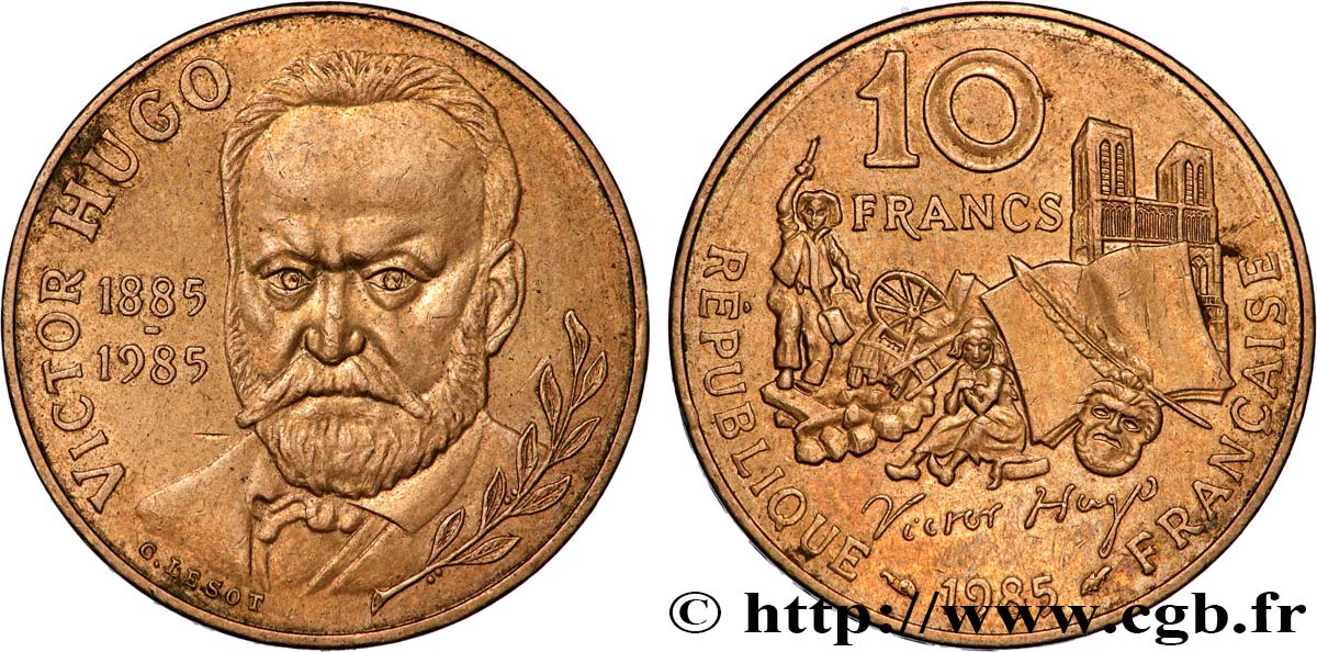 10 francs Victor Hugo 1985  F.370/2 AU 