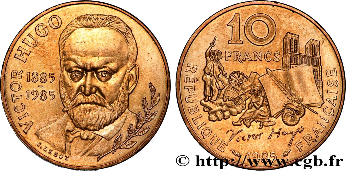 10 francs Victor Hugo 1985  F.370/2 EBC 