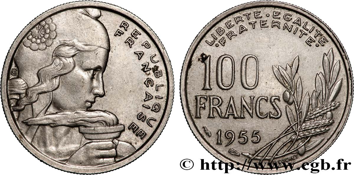 100 francs Cochet 1955  F.450/4 MBC+ 