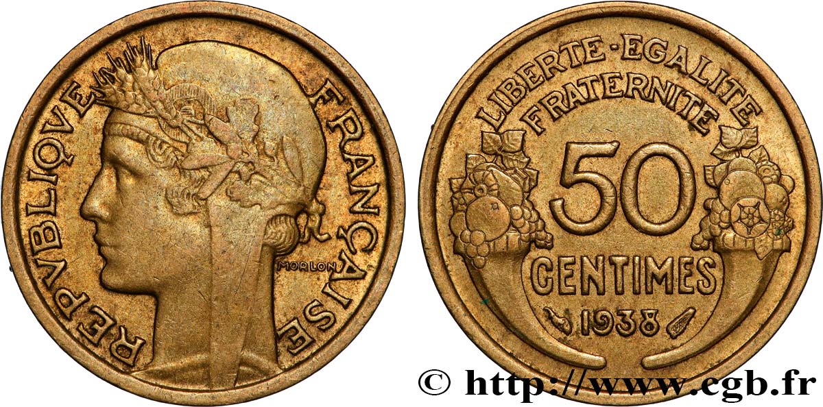 50 centimes Morlon 1938  F.192/14 MS 