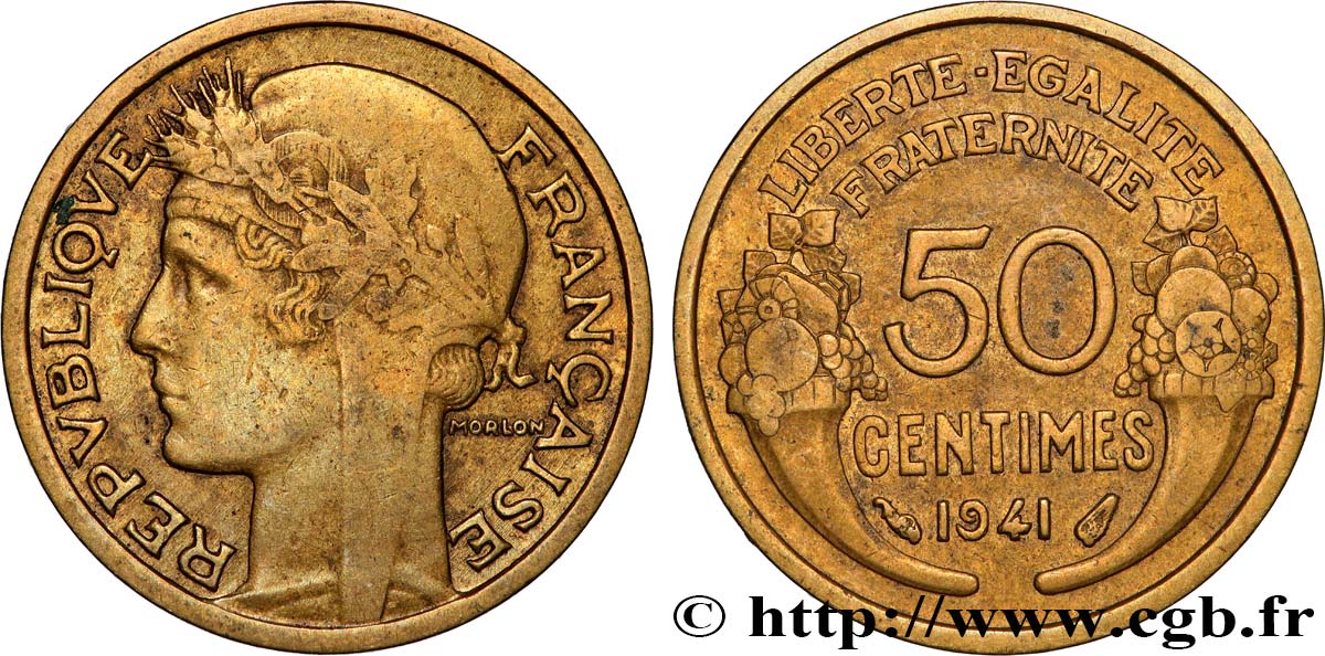 50 centimes Morlon 1941  F.192/18 VZ 