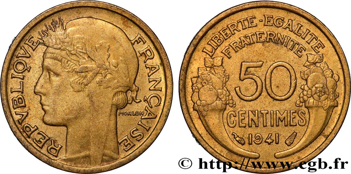 50 centimes Morlon 1941  F.192/18 VZ 