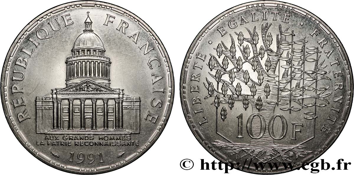 100 francs Panthéon 1991  F.451/11 AU 