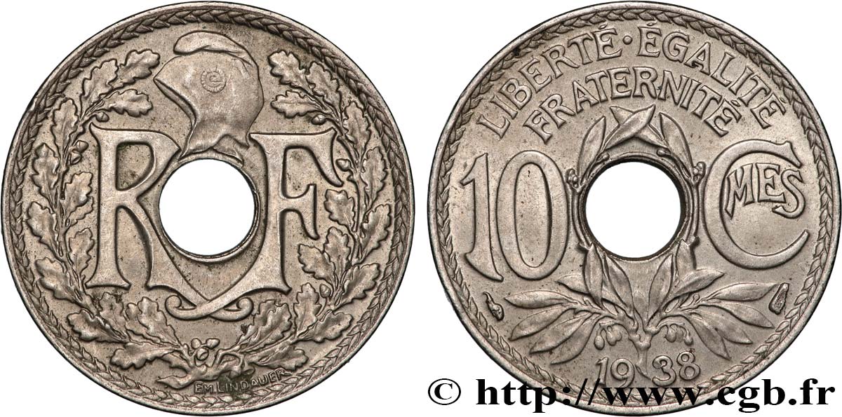 10 centimes Lindauer 1938  F.138/25 VZ 