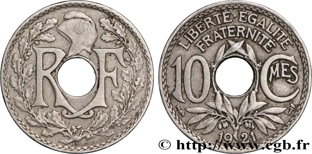 10 centimes Lindauer 1921  F.138/5 q.SPL 