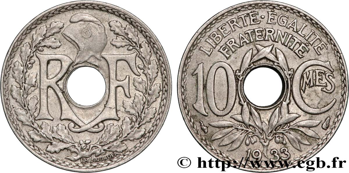 10 centimes Lindauer 1933  F.138/20 SS 